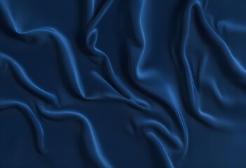 Obraz premium Blue velvet texture sample background, smooth, some waves, well enlighted