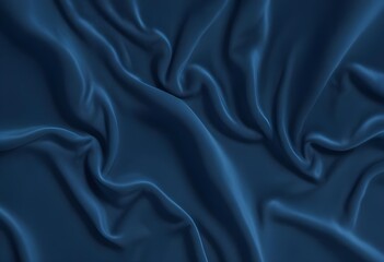 Obraz premium Blue velvet texture sample background, smooth, some waves, well enlighted
