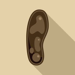 Orthopedic insole supporting the arch of the foot, helping relieve pain