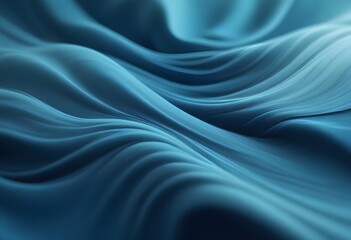 Obraz premium Wavy light blue satin texture background
