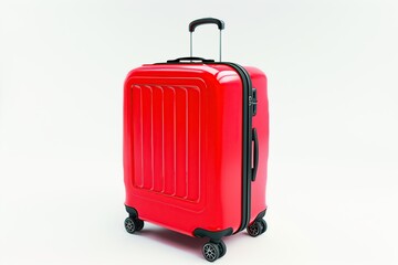 Luggage bag on white background. Travel concept