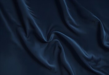 Obraz premium Dark blue velvet texture sample background, smooth, some waves, well enlighted