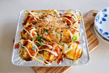 アルミプレートで作ったタコ焼き