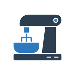 Kitchen Mixer Icon Sign Symbol