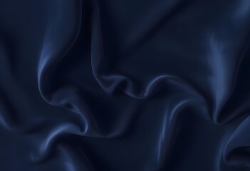 Obraz premium Dark blue velvet texture sample background, smooth, some waves, well enlighted