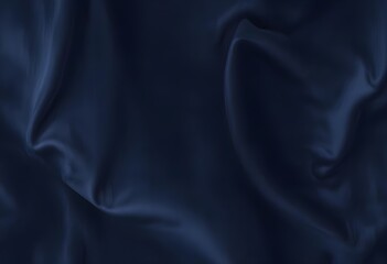 Obraz premium Dark blue velvet texture sample background, smooth, some waves, well enlighted