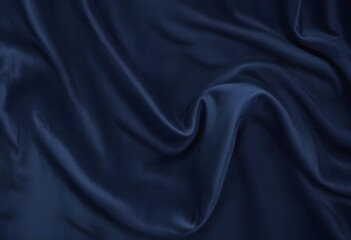 Dark blue velvet texture sample background, smooth, some waves, well enlighted