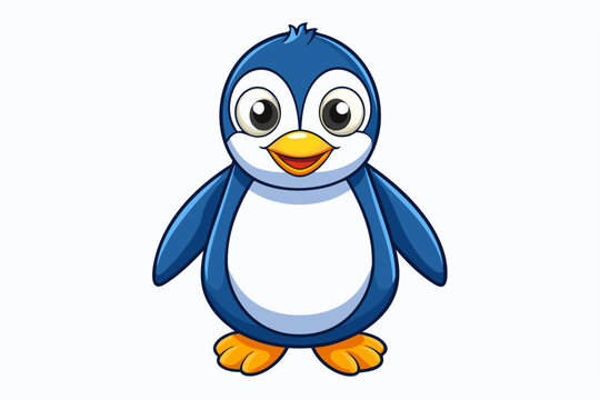 recommend clip art: Funny Penguin Vector Illustration, Cartoon, Clipart, Line Art Design on White Background, Funny penguin vector illustration, cartoon, clipart, and line art design on white background.