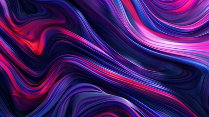 Obraz premium Vibrant and flowing stripes pattern on abstract background, ideal for artistic projects