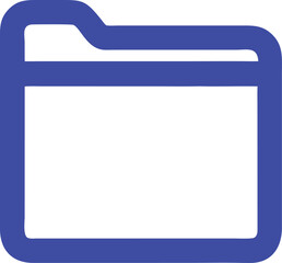 new folder icon, vector design