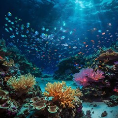 Obraz premium coral reef in sea