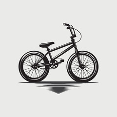 Bicycle vector background concept illustration