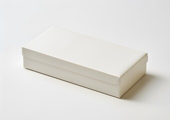 Naklejka premium white box on white background