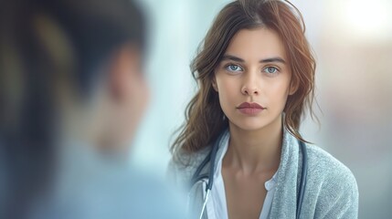 Obraz premium primary care physician educating a patient about the importance of regular screenings