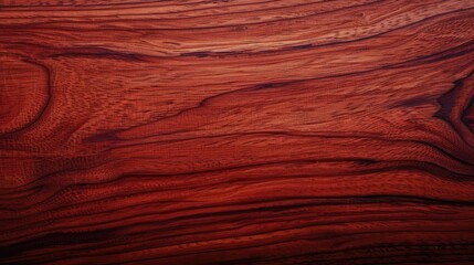 Obraz premium Close-up of rich reddish-brown wood grain texture.