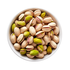 pistachio nuts pistachios in bowl  isolated on transparent background Remove png, Clipping Path, pen tool