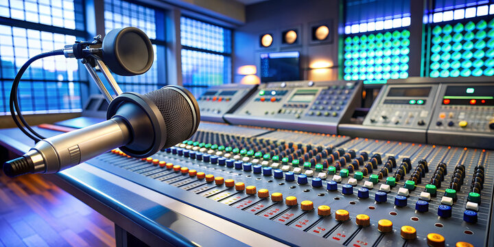 radio, radio broadcasting, microphone, dj,