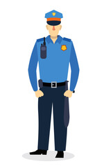 Standing policeman