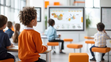 Engaged Students in a Technology-Enhanced Classroom with Smart Board for Modern Education