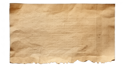  Brown Cardboard paper piece isolated background