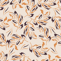 Seamless flowers pattern, floral print.
