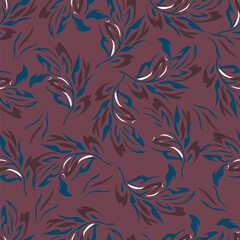 Seamless flowers pattern, floral print.