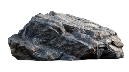  heavy rock isolated on white background