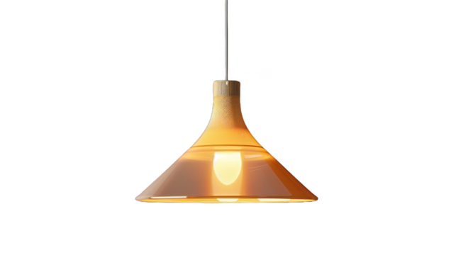 Modern Hanging Light Fixture transparent background