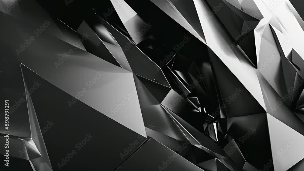 Poster a futuristic font with jagged angular edges that evoke a bionic aesthetic.