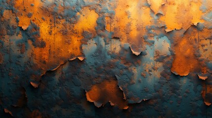Abstract Rusty Metal Texture, Ideal for Backgrounds and Design Elements