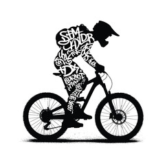 Fototapeta premium cycling, bmx, downhill, mountain biking