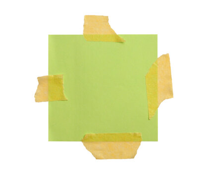 Scotch tape, Texture paper piece isolated.on white background.