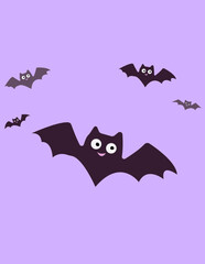 Halloween bat