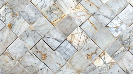 Elegant white calcutta marble wall tiles pattern for modern bathroom design