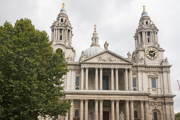 Exterior of St Paul's Cathedral, London	