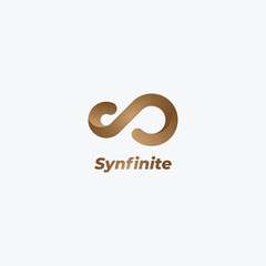 Synfinite - S and Infinite Logo Design Concept Template