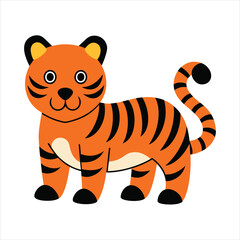 Tiger vector color illustration