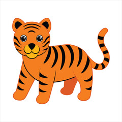 Tiger vector color illustration