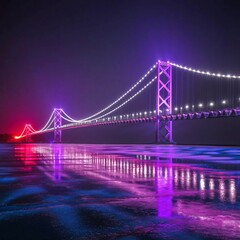 Fototapeta premium bridge lights