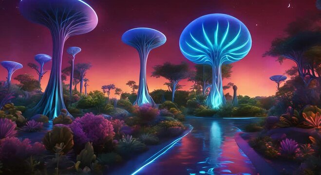 secret mushroom forest footage,4k,hd