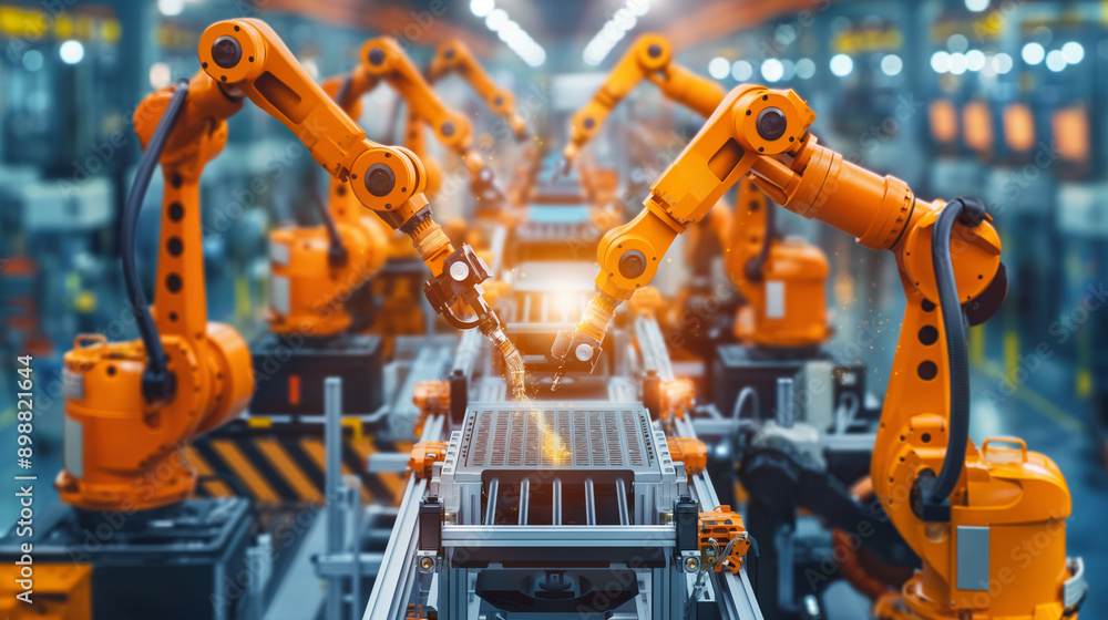 Aufkleber Experience the future of manufacturing with our advanced robotic automation systems.