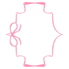ribbon bow frame set