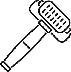 Electric muscle stimulator increasing skin tone and reducing wrinkles