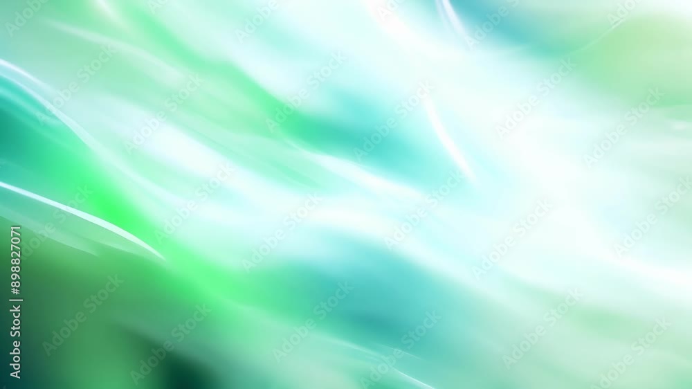 Aufkleber blurred color transition in pastel shades of green and blue creating a soft and ethereal appearance.