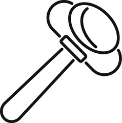 Simple icon of a magnifying glass, representing the act of searching and exploring