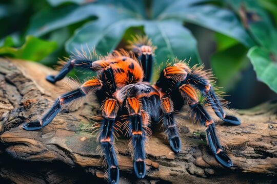 Brachypelma smithi a Mexican spider in the Theraphosidae family is popular