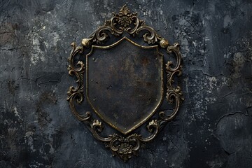 A metal plaque mounted to the side of a wall, ideal for memorializing messages or dedications