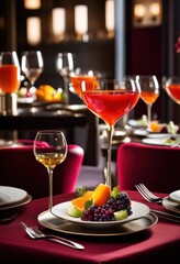 elegant sophisticated tasting menu displayed exquisite fine china artful presentation gourmet delicacies, culinary, dishes, visual, design, arrangement