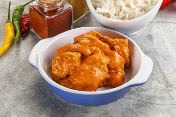 Indian cuisine - chicken butter masala