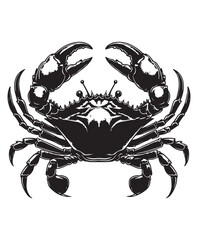 crab vector art,graphics crabs icons set,vintage illustration crab clipart,vector crabs flat style artwork design